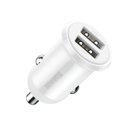 BASEUS Grain Pro 2xUSB 4.8A (biała) CCALLP-02 - 1348120 - zdjęcie 1